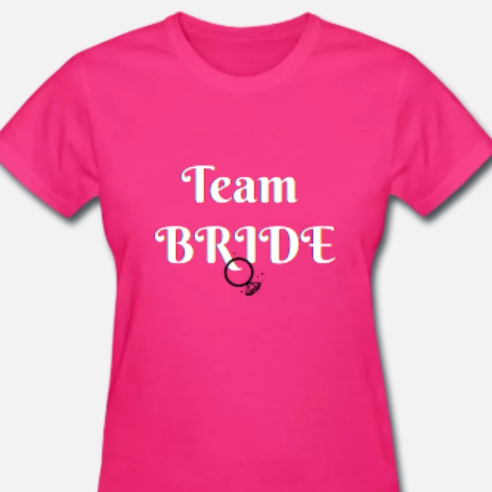 Custom T-shirts "TEAM BRIDE"